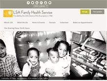 Tablet Screenshot of littlesistersfamily.org